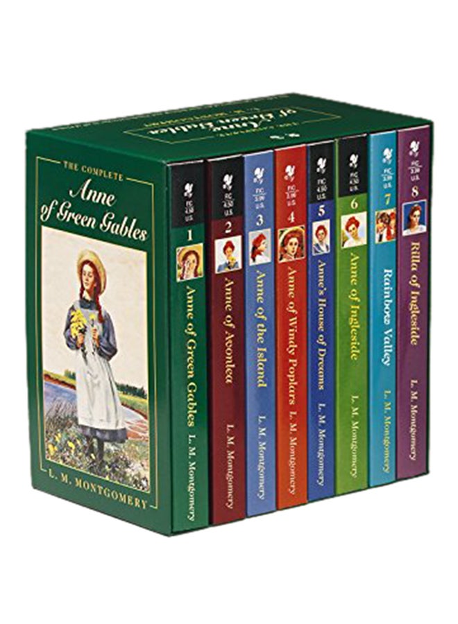 Anne Of Green Gables Complete 8 Book Box Set Paperback English by L M Montgomery - 1990 