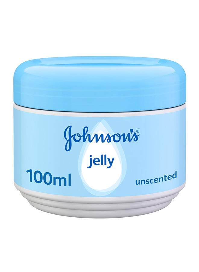 جونسون جيلي للأطفال خالٍ من العطور يلطف ويرطب ويحمي من طفح الحفاضات، حجم 100 مل - Image 1