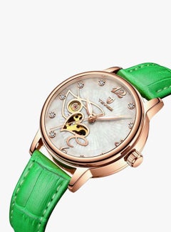 Tevise Girls' Leather Analog Watch T835A GR  - Image 2