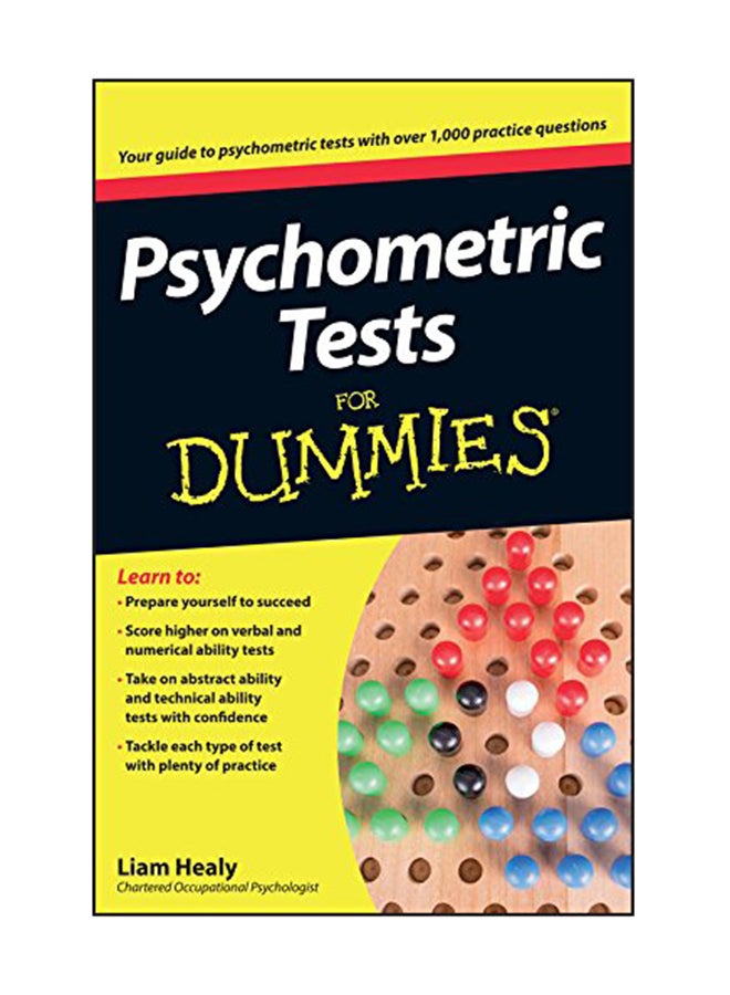 Psychometric Tests For Dummies Paperback English by Liam Healy - April 18, 2008 