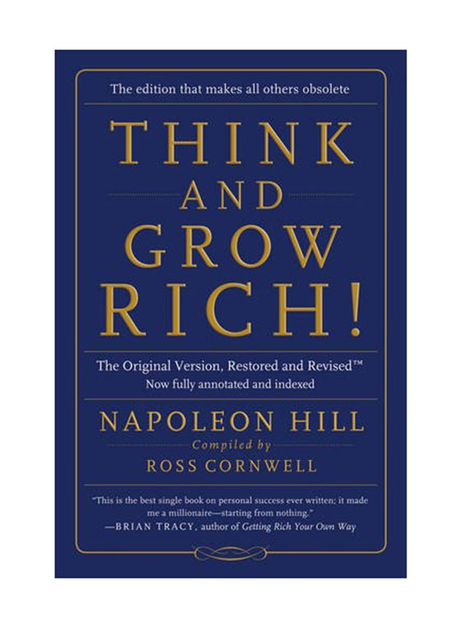 null - Think And Grow Rich: The Original Version, Restored And Revisedt Paperback English by Napoleon Hill - September 14, 2015 - Image 1