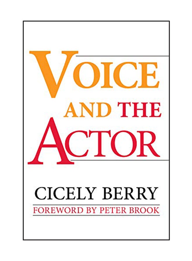 كتاب الصوت والممثل غلاف ورقي الإنجليزية - July 30, 1991