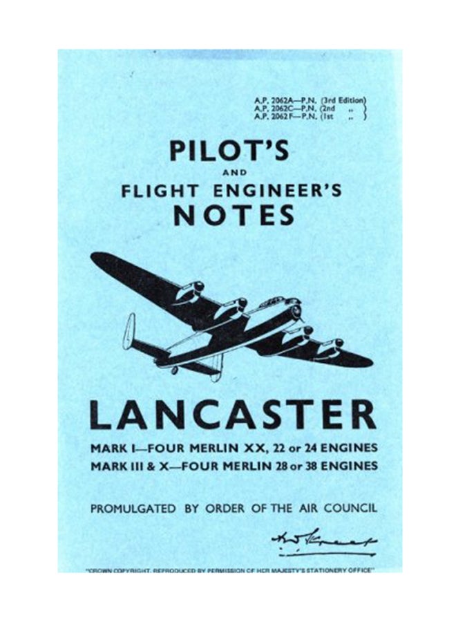 null - Air Ministry Pilot's Notes: Lancaster I III And X Paperback English - July 1, 1972 - Image 1