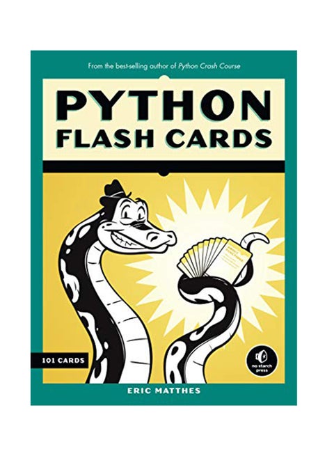 Python Flash Cards: Syntax Concepts And Examples Paperback English by Eric Matthes - November 15, 2018