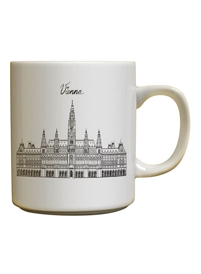 Decalac The City Of Vienna Design Ceramic Mug Multicolour 