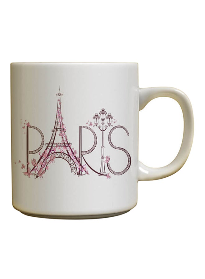 Decalac Paris Design Ceramic Mug Multicolour 
