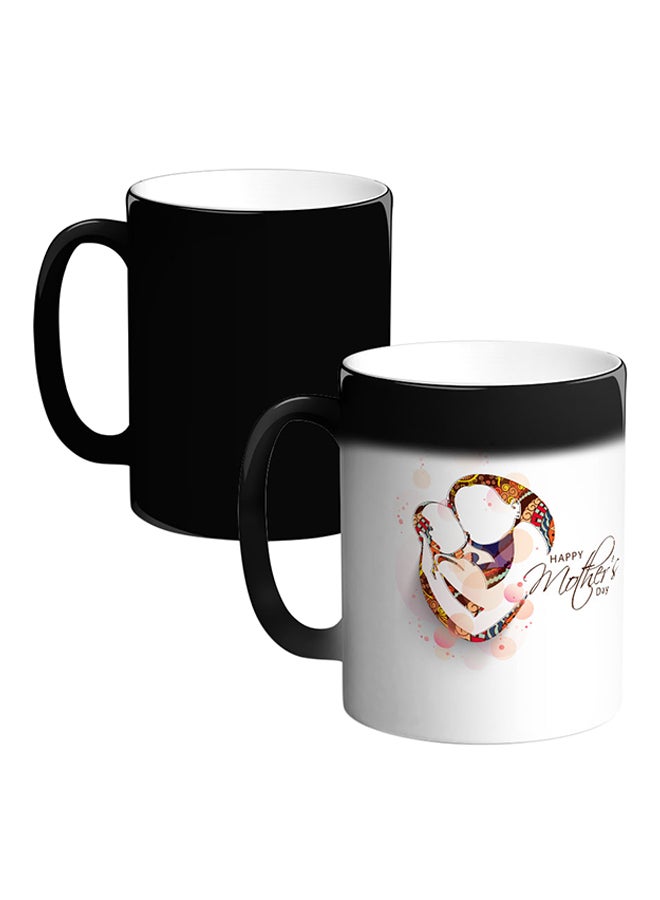 قدح سحري من السيراميك حساس للحرارة متعدد الألوان