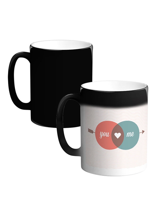 ديكالاك قدح سحري من السيراميك حساس للحرارة متعدد الألوان