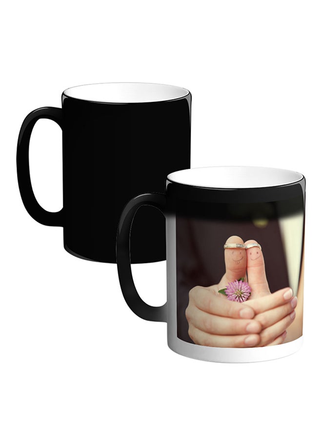 ديكالاك قدح سحري من السيراميك حساس للحرارة متعدد الألوان