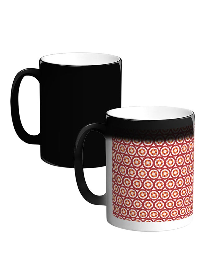 ديكالاك قدح سحري من السيراميك حساس للحرارة متعدد الألوان