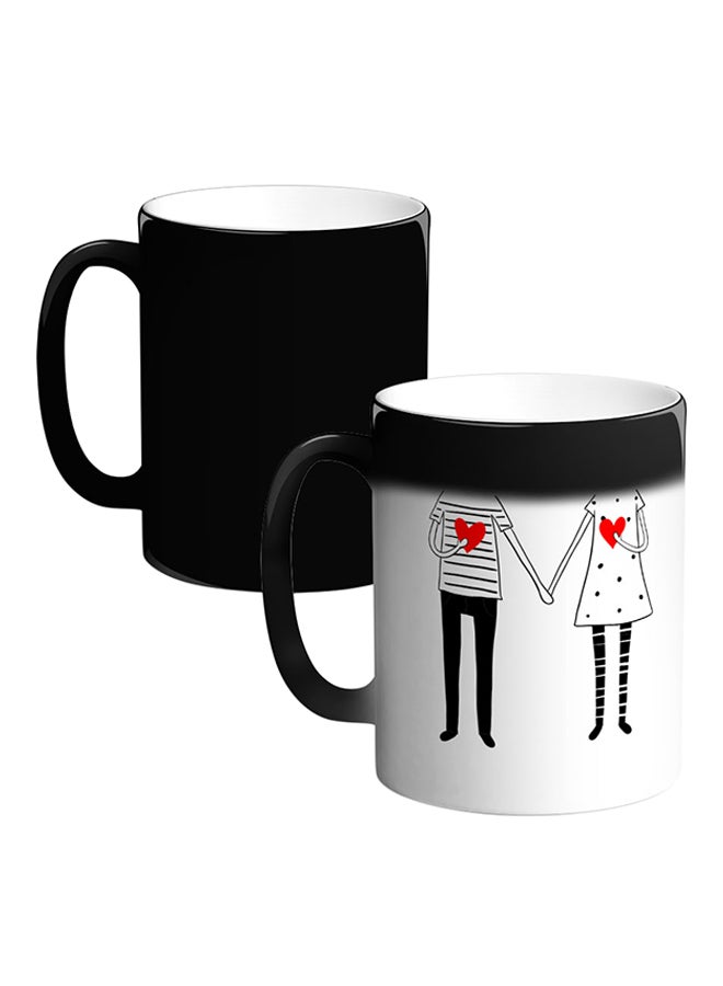 ديكالاك قدح سحري من السيراميك حساس للحرارة متعدد الألوان