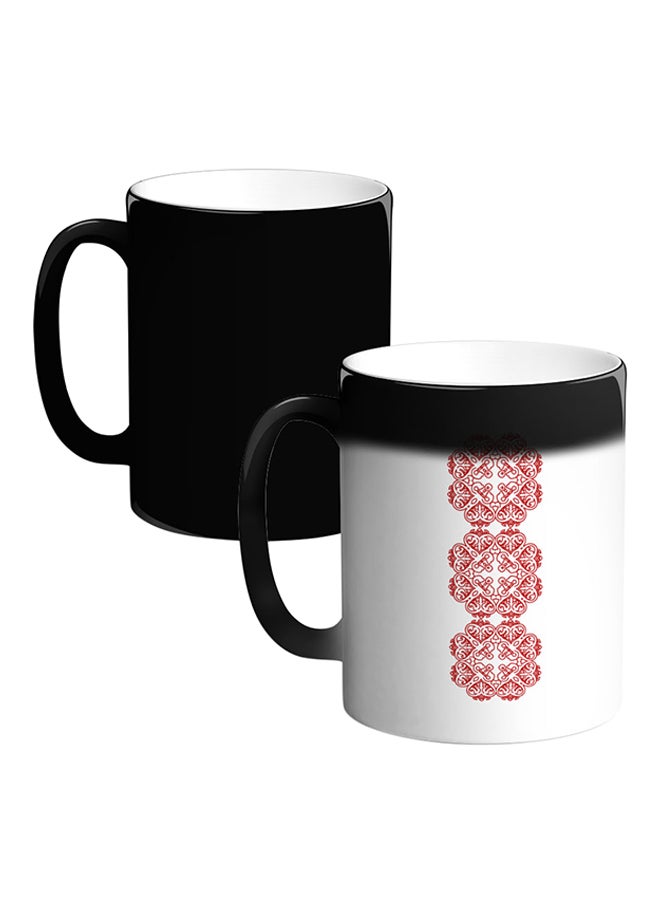 ديكالاك قدح سحري من السيراميك حساس للحرارة متعدد الألوان