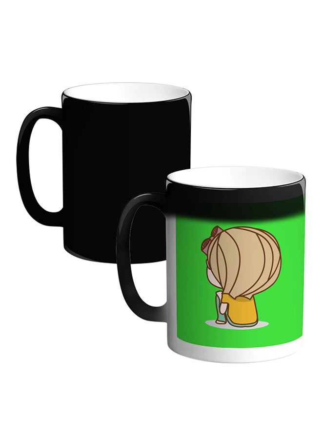 قدح سحري من السيراميك حساس للحرارة متعدد الألوان