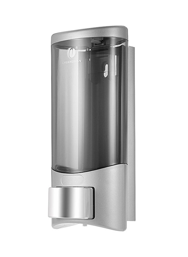 CHUANGDIAN Wall-Mounted Single Bottle Manual Soap Dispenser Silver 