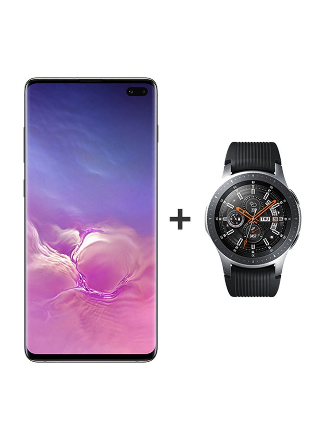 Samsung - Galaxy S10 Plus Dual SIM Ceramic 1TB 12GB RAM 4G LTE + Watch 46mm - Image 1