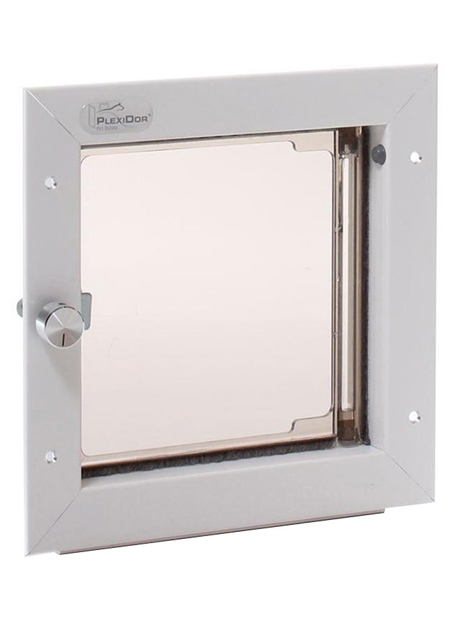 4-Way Wall Mount Locking System White 23.5x25x5.2cm