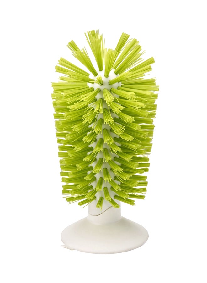 Joseph Joseph Brush-Up In-Sink Brush Green/White 8 X 8 X 14.2cm  - Image 1