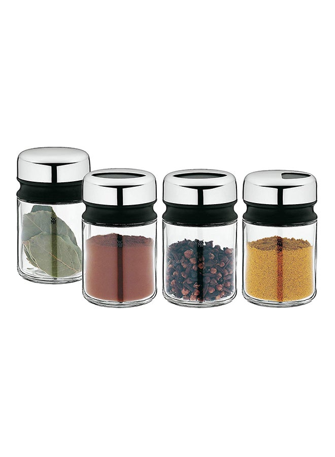 WMF 4-Piece Shaker Tin Set Silver 100ml - Image 1