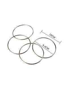 MilesMagic 4-Piece Chinese Linking Magic Ring Set 10cm  - Image 1