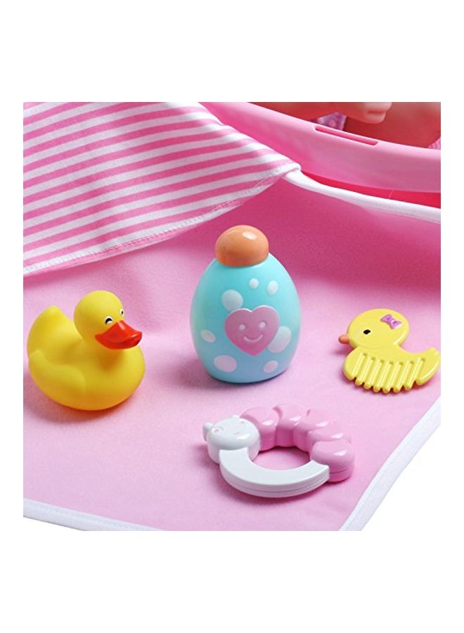 JC TOYS 8-Piece Baby Doll Bathtub Set 18370  - Image 2