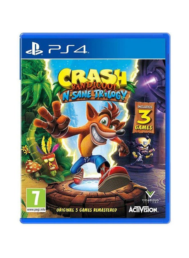 Activision - Crash Bandicoot N. Sane Trilogy (Intl Version) - Arcade & Platform - PlayStation 4 (PS4) - Image 1