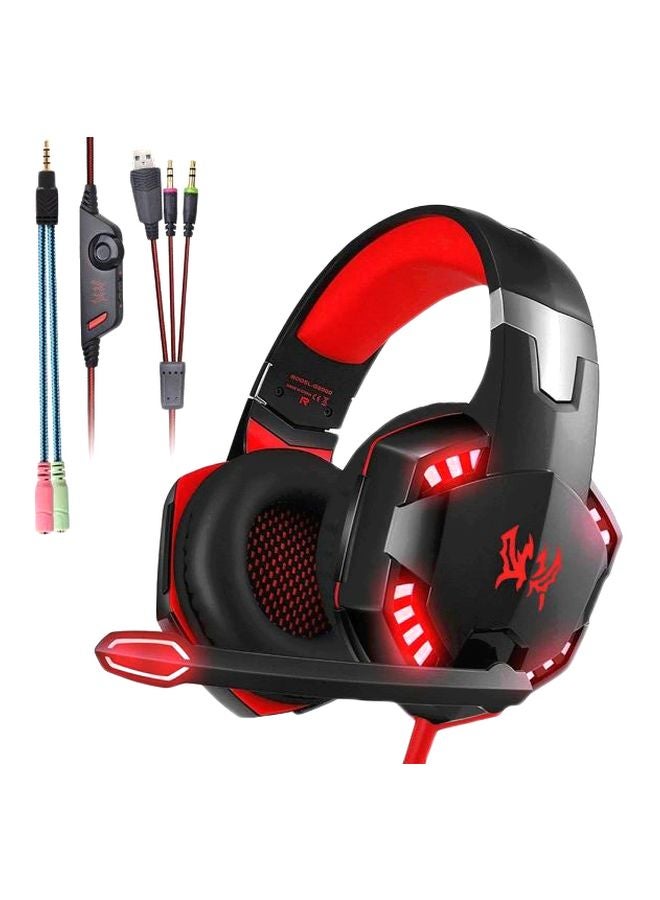 G2000 Wired Over-Ear Gaming Headphones With Mic For PS4/PS5/XOne/XSeries/NSwitch/PC  - Image 1