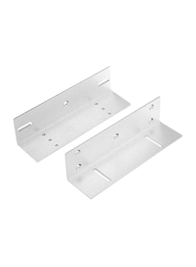 Generic Z Mounting Bracket Stent For Magnetic Lock Door Silver 