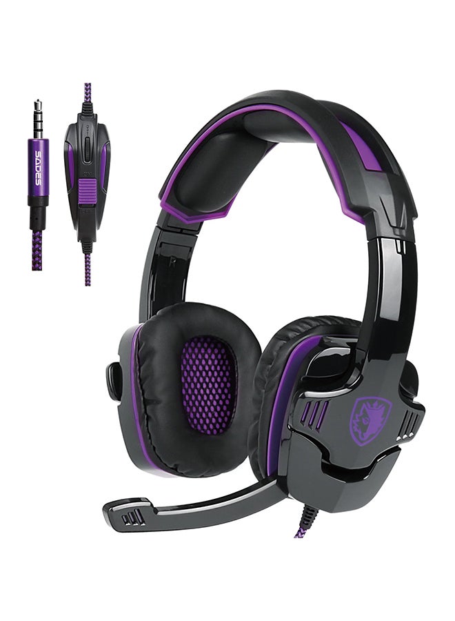 ساديس سماعة رأس للألعاب بتصميم يغطي الأذن مزودة بميكروفون - Image 1