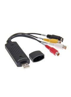 Easycap Easy Capture 4-Port Audio Video Capture Card Adapter Black/Red/Yellow  - Image 1