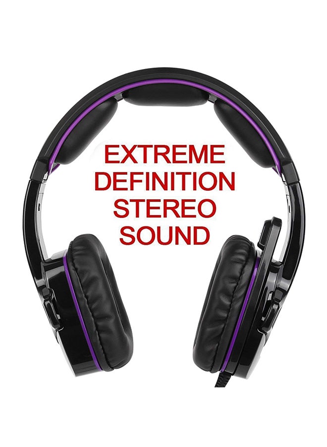 ساديس سماعة رأس للألعاب بتصميم يغطي الأذن مزودة بميكروفون - Image 2