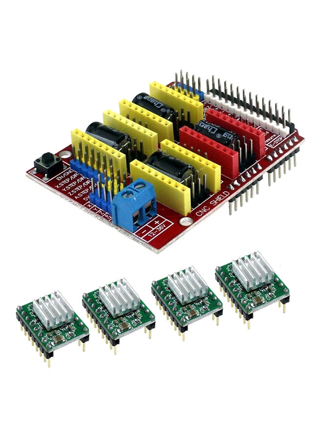 Generic Cnc Shield V3 Engraving Machine With Driver Expansion Board Multicolour 