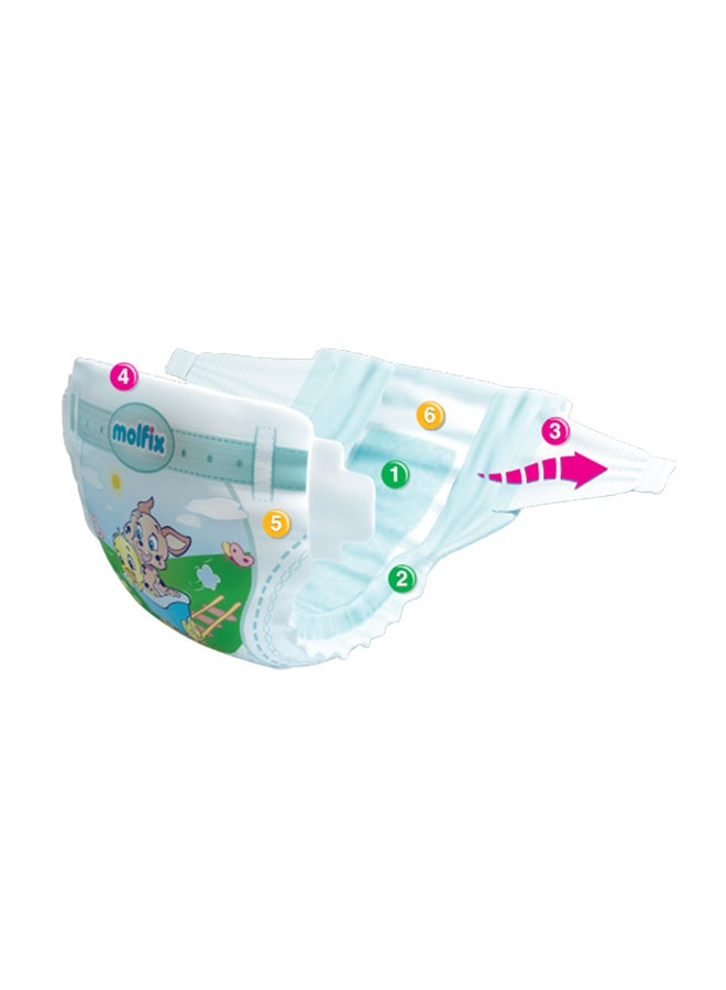 Molfix 8 Piece -Maxi Comfortfix Diapers Small Pack Size 4 (7-18 Kgs)  - Image 2