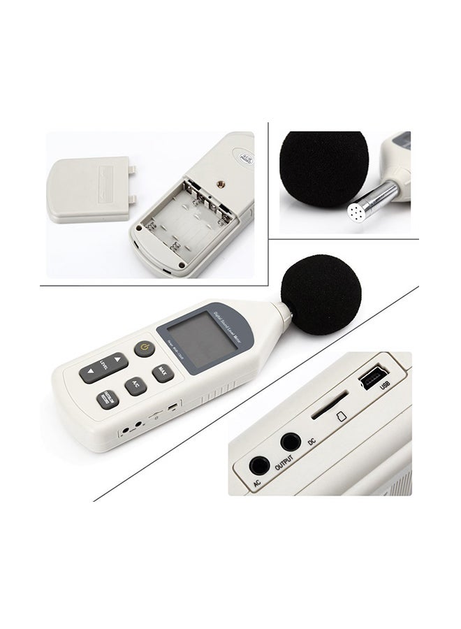 جهاز قياس مستوى الصوت رقمي H8032 أبيض - Image 3