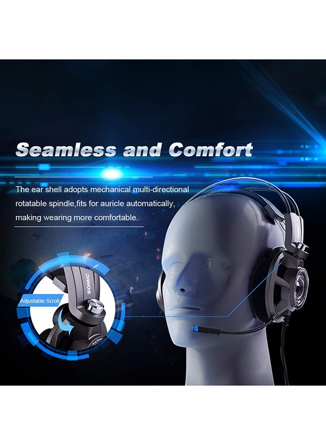 Somic G954 Wired Over-Ear Gaming Headphones With Mic For PS4/PS5/XOne/XSeries/NSwitch/PC - Image 4