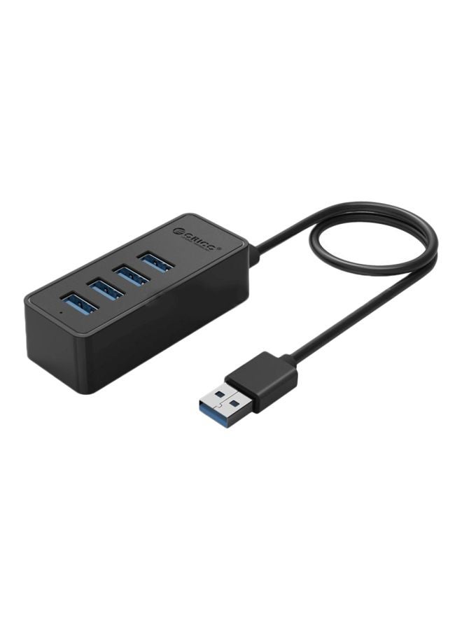 Orico 4-Port USB 3.0 Hub Black - Image 1