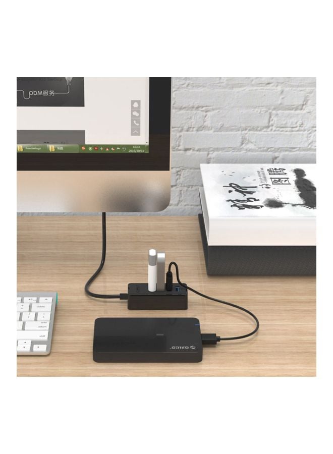 Orico 4-Port USB 3.0 Hub Black - Image 2
