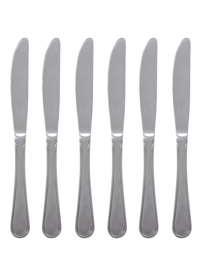 Berger 6-Piece Dinner Knife Set Silver - Image 1