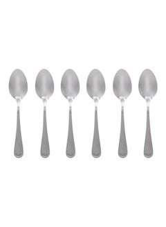 Berger 6-Piece Dessert Spoon Set Silver  - Image 1