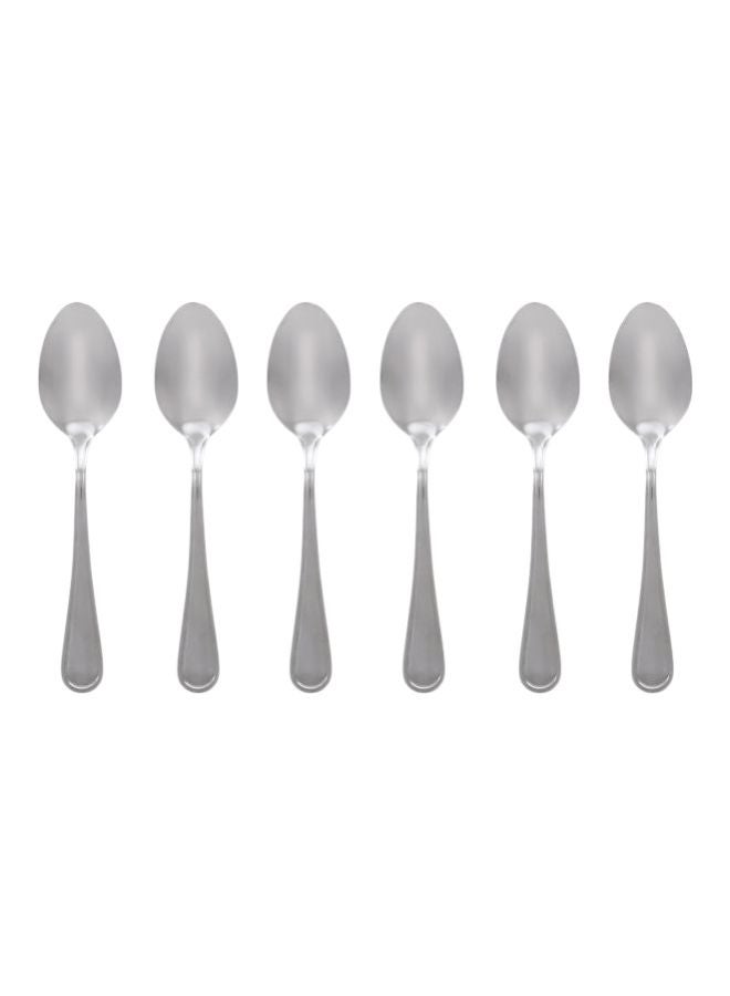 Berger 6-Piece Dessert Spoon Set Silver - Image 1