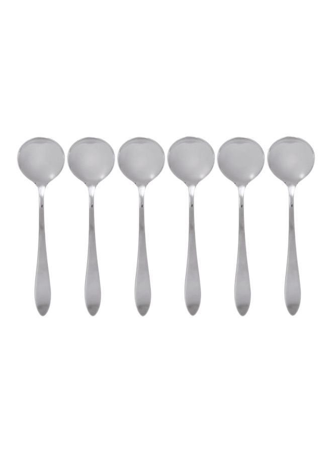 Berger - 6-Piece Soup Spoon Set Silver - Image 1