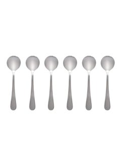 Berger 6-Piece Soup Spoon Set Silver  - Image 1