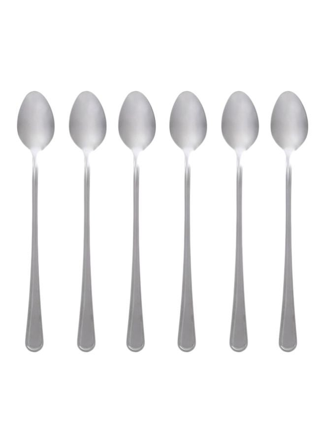 Berger 6-Piece Dessert Spoon Set Silver - Image 1