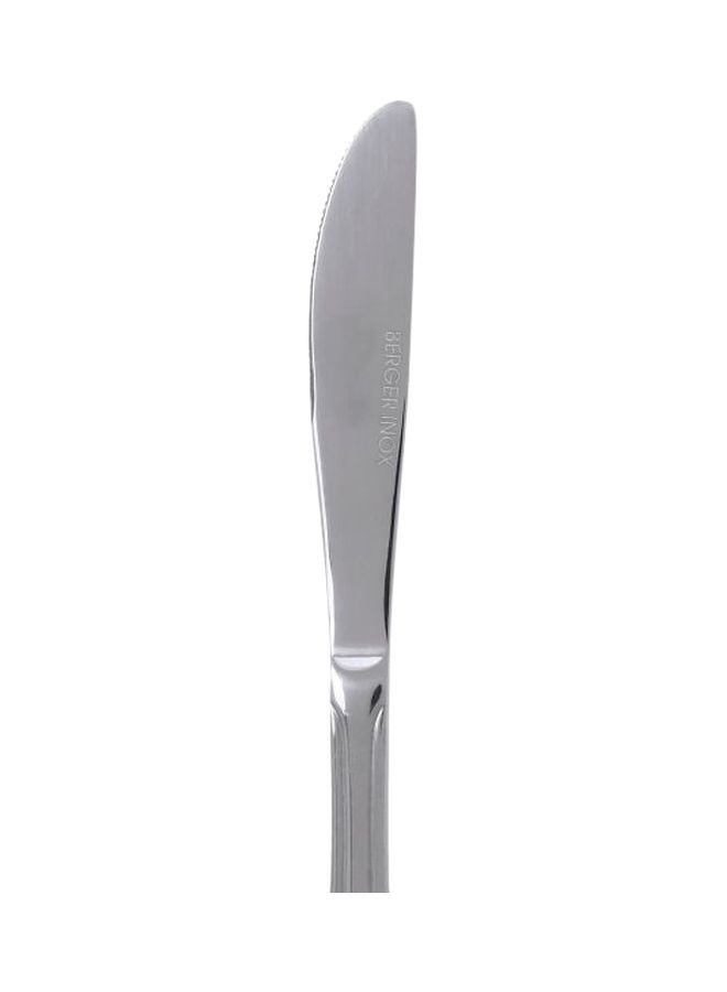 Berger 6-Piece Dessert Knife Set Silver - Image 2
