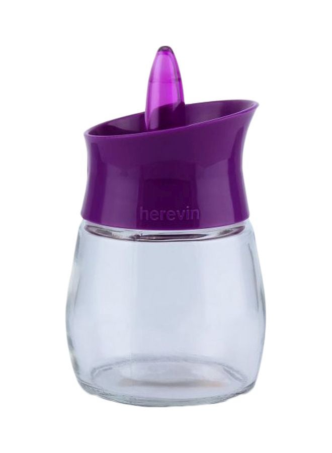 HEREVIN Spice Jar 200ml Purple/Clear  - Image 1