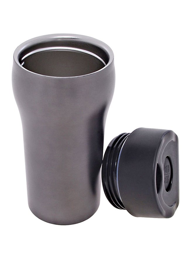 Nessan Double Walled Vacuum Mug 280 ml Grey/Black - Image 2