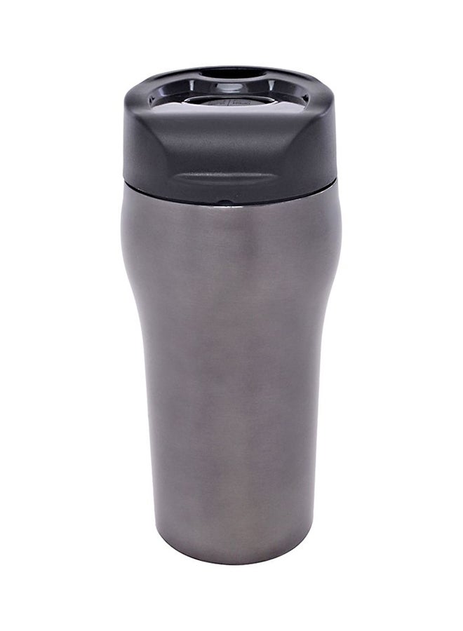 Nessan Double Walled Vacuum Mug 280 ml Grey/Black - Image 1
