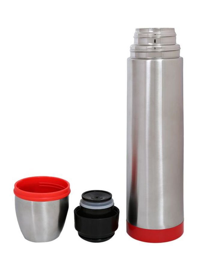 Nessan Stainless Steel Flask 20 ounce Silver/Red 1000.0ml - Image 2