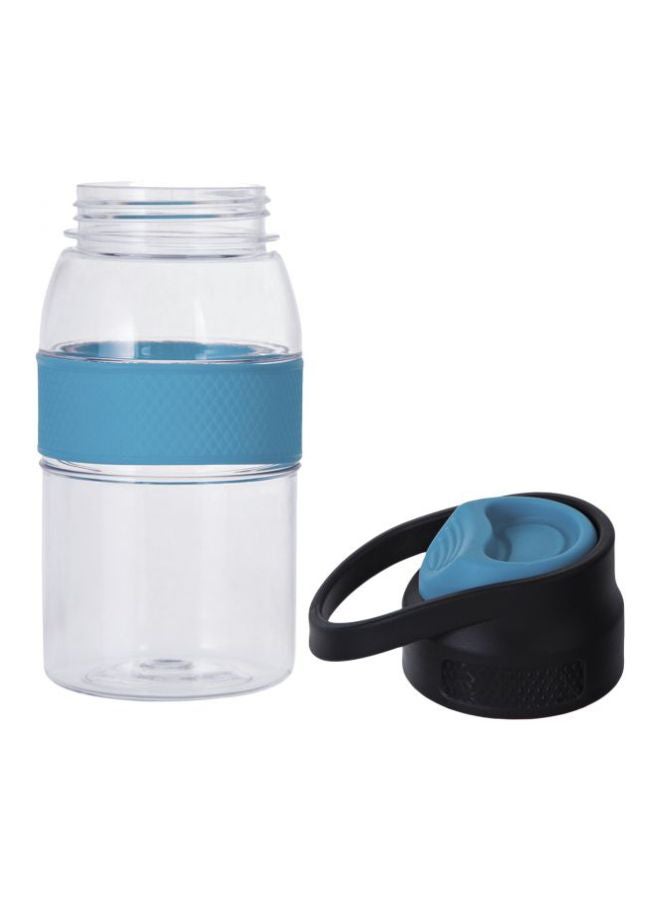 Nessan Push Lid Tritan Bottle 500 ml Blue/Clear/Black - Image 2