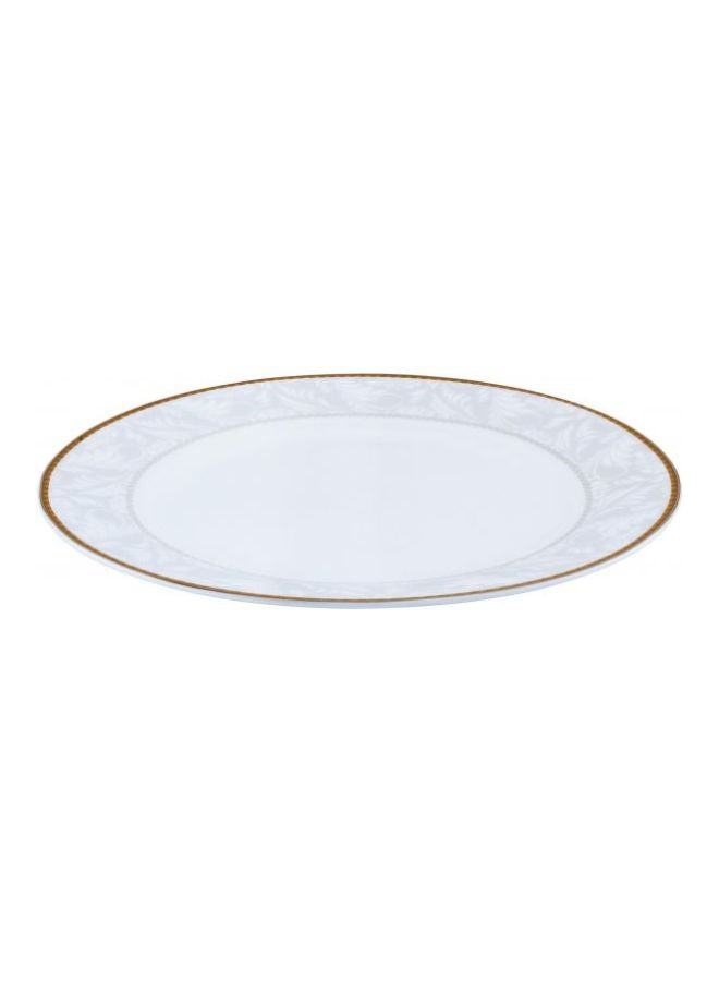 Porcelain Dinner Plate White/Gold 27cm - v1550817992/N21164526A_2