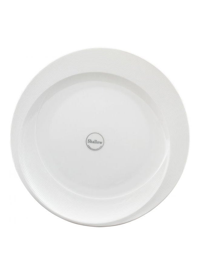Shallow Bone China Plate 14cm White 14cm - Image 1